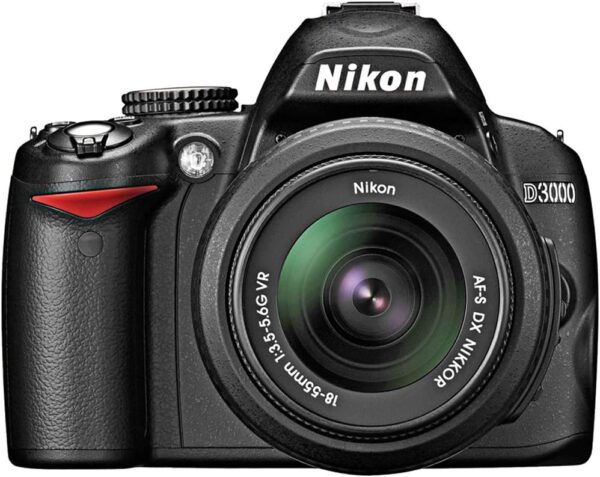 nikon d3000 10.2mp 數位單鏡反光相機 附 18 55 公釐 f/3.5 5.6g af s dx vr nikkor 變焦鏡頭