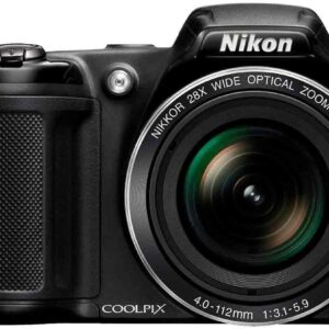 nikon coolpix l340 20.2 mp 數位相機，28倍光學變焦和 3.0 英寸 lcd (黑色)