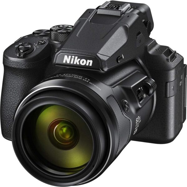 nikon coolpix p950 超變焦數位相機 | 83 倍光學變焦 帶影像穩定 16 mp 4k 超高清 視頻 wi fi 連接 raw 格式和旋轉 lcd 螢幕(黑色)