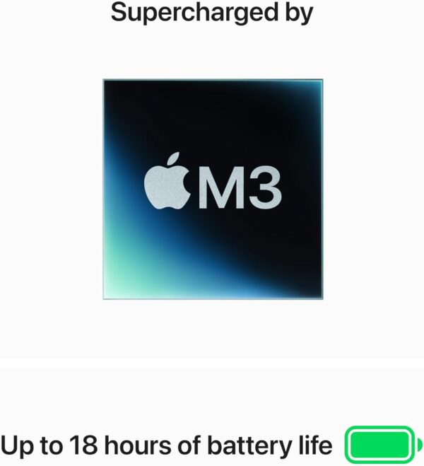 apple 2024 macbook air 13 吋筆記型電腦,附 m3 晶片:專為 apple 智慧打造,13.7 吋 liquid retina 顯示器,16gb 統一記憶體,256gb ssd 儲存,背光鍵盤,touch id;午夜