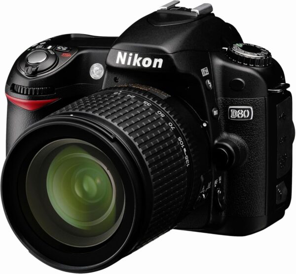 nikon d80 10.2mp 數碼單鏡反光相機套件,附 18 135 公釐 af s dx zoom nikkor 鏡頭