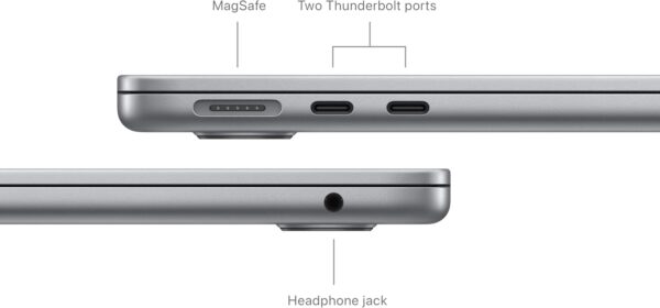apple 2024 macbook air 13 吋筆記型電腦,附 m3 晶片:專為 apple 智慧打造,13.7 吋 liquid retina 顯示器,16gb 統一記憶體,256gb ssd 儲存,背光鍵盤,touch id;午夜