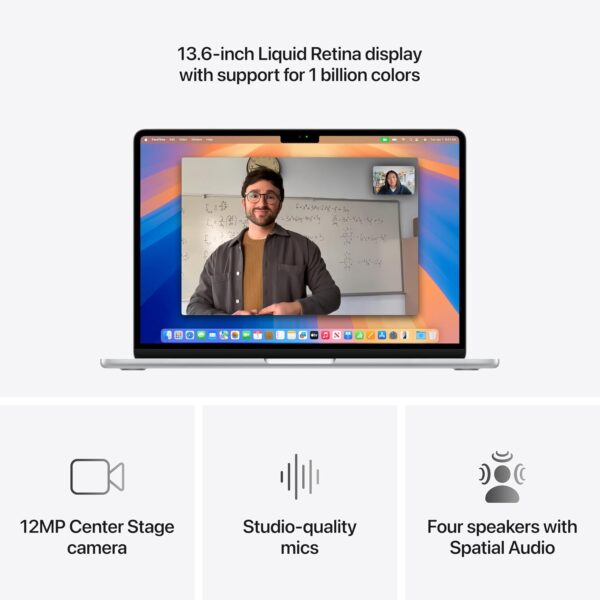 apple 2025 macbook air 13 吋筆記型電腦,附 m4 晶片,16gb 統一記憶體,1tb ssd 儲存空間 銀色