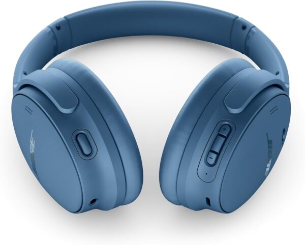 bose quietcomfort 藍牙耳機,附主動式耳罩式降噪和麥克風的無線耳機,深沉低音,長達 24 小時的播放時間,藍色黃昏 限量版顏色