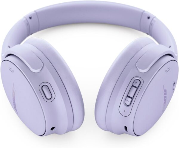 bose quietcomfort 藍牙耳機,附主動式耳罩式降噪和麥克風的無線耳機,深沉低音,長達 24 小時的播放時間,冷淡紫丁香色 限量版顏色