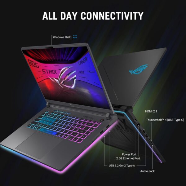 品牌 asus 型號名稱 rog strix g16 螢幕尺寸 16 inches 顏色 日蝕灰色 cpu 型號 intel core i7 已安裝隨機存取記憶體大小 16 gb 作業系統 windows 11 home 顯示卡描述 整合 cpu 速度 5.2 ghz 硬碟描述 ssd