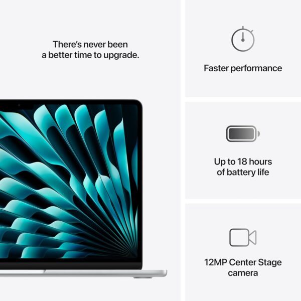 apple 2025 macbook air 13 吋筆記型電腦,附 m4 晶片,16gb 統一記憶體,1tb ssd 儲存空間 銀色